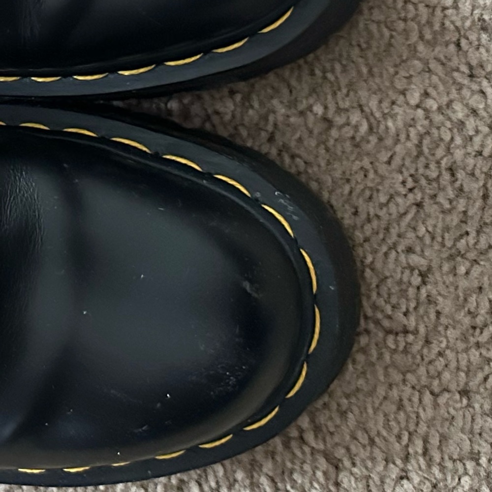 Smooth Leather Platform Chelsea Boots Women’s Size 8 - Picture 4 of 6